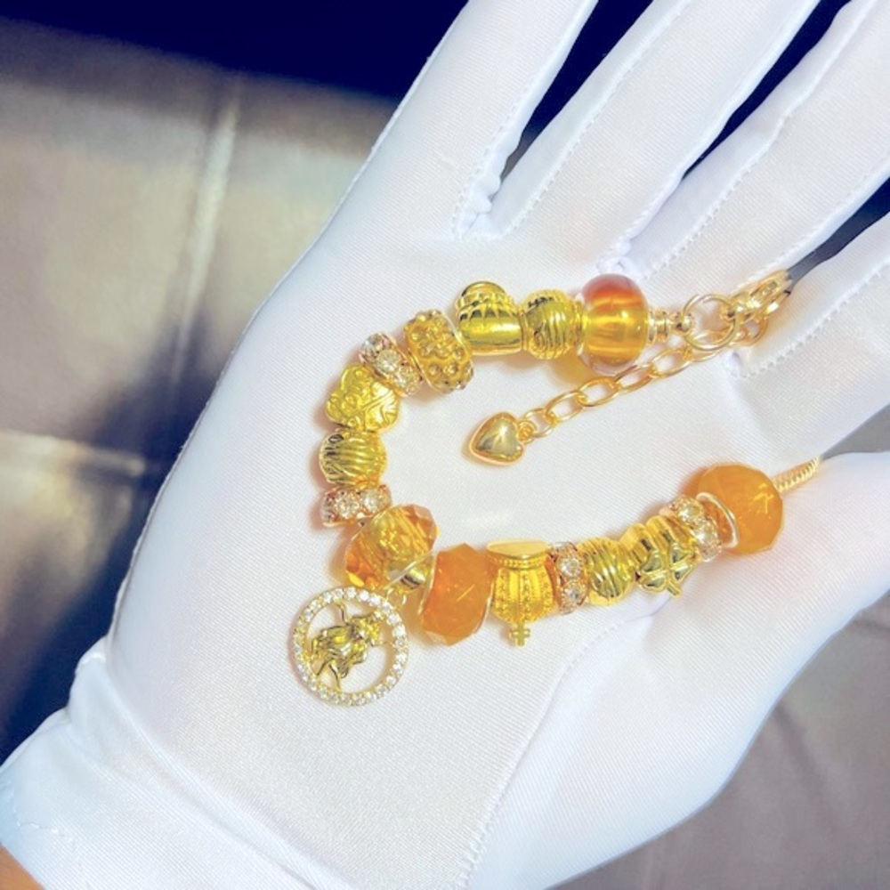 Virgo Zodiac Charm Bracelet (GOLD)